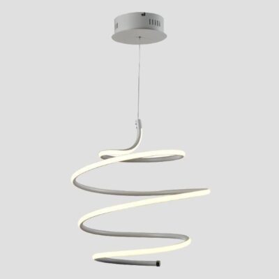 ΦΩΤΙΣΤΙΚΟ ΚΡΕΜΑΣΤΟ ΣΤΡΟΓΓΥΛΟ LED 60W 2000lm 3000K Φ430X1200 ΛΕΥΚΟ ARTE ILLUMINA SATURN