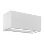 ΑΠΛΙΚΑ ΤΟΙΧΟΥ 2XΕ27 250X110X10 IP54 ΛΕΥΚΗ  UP DOWN ARTE ILLUMINA AMIGO