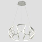 ΦΩΤΙΣΤΙΚΟ ΚΡΕΜΑΣΤΟ ΑΛΟΥΜΙΝΙΟ  ΣΤΡΟΓΓΥΛΟ LED 60W 3200Lm Φ520X120mm 3CCT (3000K, 4000K, 6000K) ΛΕΥΚΟ ARTE ILLUMINA ORBIT