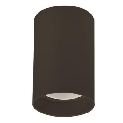 ΦΩΤΙΣΤΙΚΟ ΟΡΟΦΗΣ ΚΥΛΙΝΔΡΟΣ GU10  ΠΛΑΣΤΙΚΟ  Φ80X125  ΜΑΥΡΟ ARTE ILLUMINA