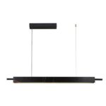 ΦΩΤΙΣΤΙΚΟ ΚΡΕΜΑΣΤΟ ΓΡΑΜΜΙΚΟ LED 20W L124*W5.6*H7CM 3 CCT  ΜΑΥΡΟ ARTE ILLUMINA