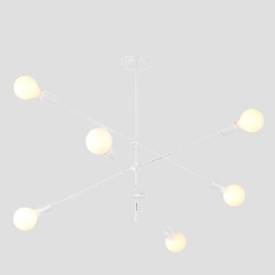 ΦΩΤΙΣΤΙΚΟ ΚΡΕΜΑΣΤΟ 6XΕ27 100X65 ΛΕΥΚΟ ARTE ILLUMINA