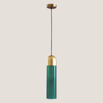 ΦΩΤΙΣΤΙΚΟ ΚΡΕΜΑΣΤΟ Φ10X40 1XE14 MAX 7W ΠΡΑΣΙΝΟ-ΧΡΥΣΟ ARTE ILLUMINA CALLIOPE