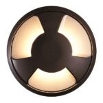 ΦΩΤΙΣΤΙΚΟ ΔΑΠΕΔΟΥ ΕΞΩΤΕΡΙΚΟ 3F LED 3W IP65 12V Φ68X24mm ΜΑΥΡΟ PRO ARTE ILLUMINA