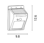 ΕΠΙΤΟΙΧΙΟ ΗΛΙΑΚΟ ΦΩΤΙΣΤΙΚΟ 0.55W 80Lm 6500K - Image 3