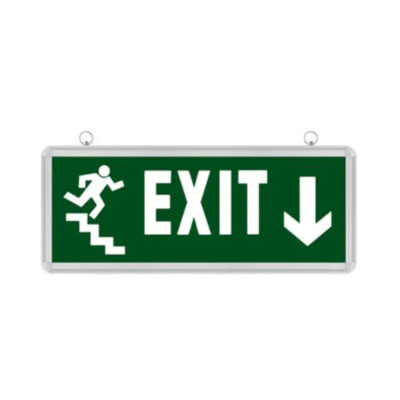 ΦΩΤΙΣΤΙΚΟ ΑΣΦΑΛΕΙΑΣ LED EXIT ΣΚΑΛΕΣ ΠΡΟΣ ΤΑ ΚΑΤΩ 3W ROBSON