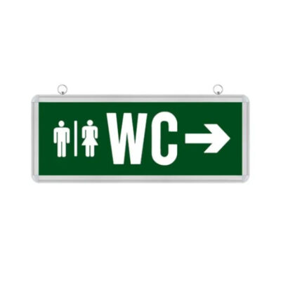ΦΩΤΙΣΤΙΚΟ ΑΣΦΑΛΕΙΑΣ LED EXIT WC/ΤΟΥΑΛΕΤΑ 3W ROBSON