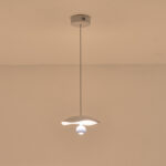 ΦΩΤΙΣΤΙΚΟ ΚΡΕΜΑΣΤΟ ΑΛΟΥΜΙΝΙΟ LED 8W 400Lm 3000K Φ230mm ΜΠΛΕ ARTE ILLUMINA ENIGMA - Image 3