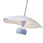 ΦΩΤΙΣΤΙΚΟ ΚΡΕΜΑΣΤΟ ΑΛΟΥΜΙΝΙΟ LED 8W 400Lm 3000K Φ230mm ΜΠΛΕ ARTE ILLUMINA ENIGMA - Image 4