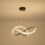 ΦΩΤΙΣΤΙΚΟ ΚΡΕΜΑΣΤΟ ΑΛΟΥΜΙΝΙO LED 30W 3000Κ  2000Lm Φ60mm ΜΑΥΡΟ ARTE ILLUMINA VENUS - Image 3