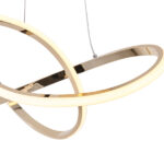 ΦΩΤΙΣΤΙΚΟ ΚΡΕΜΑΣΤΟ ΑΛΟΥΜΙΝΙΟ LED 30W 2000Lm 3000K Φ60mm ΧΡΥΣΟ ARTE ILLUMINA VENUS - Image 4