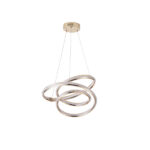 ΦΩΤΙΣΤΙΚΟ ΚΡΕΜΑΣΤΟ ΑΛΟΥΜΙΝΙO LED 38W 3000Κ 500x1200mm  ΧΡΥΣΟ ARTE ILLUMINA ORION - Image 2