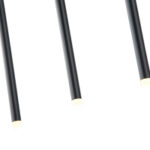 ΦΩΤΙΣΤΙΚΟ ΚΡΕΜΑΣΤΟ ΑΛΟΥΜΙΝΙΟ LED 16W 3000K 960Lm 940X1500mm ΜΑΥΡΟ ARTE ILLUMINA CASCADE - Image 4