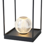 ΦΩΤΙΣΤΙΚΟ ΕΠΙΤΡΑΠΕΖΙΟ LED 4W 90Lm 3000K 180X320mm ΜΑΥΡΟ ARTE ILLUMINA BOX - Image 4