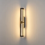 ΑΠΛΙΚΑ TOIXOY ΑΛΟΥΜΙΝΙΟΥ LED 13W 3000K 1300Lm 600X100mm ΜΑΥΡΟ -ΧΡΥΣΟ ARTE ILLUMINA LUIS - Image 3