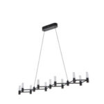 ΦΩΤΙΣΤΙΚΟ ΚΡΕΜΑΣΤΟ ΑΛΟΥΜΙΝΙO LED 58W 3000K 3480lm 1200X1500mm  ΜΑΥΡΟ-ΧΡΥΣΟ ARTE ILLUMINA VELAS - Image 2