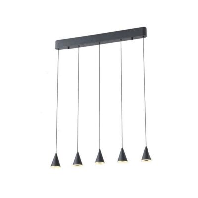 ΦΩΤΙΣΤΙΚΟ ΚΡΕΜΑΣΤΟ LED 25W 3000K 680X1200mm ΜΑΥΡΟ ARTE ILLUMINA CAMPANELLE