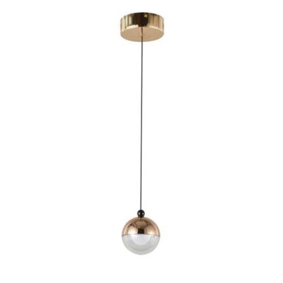 ΦΩΤΙΣΤΙΚΟ ΚΡΕΜΑΣΤΟ ΑΛΟΥΜΙΝΙΟ LED 6W 500Lm 3000K Φ10 ΧΡΥΣΟ ARTE ILLUMINA MELANIE