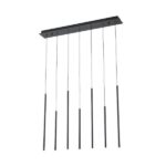 ΦΩΤΙΣΤΙΚΟ ΚΡΕΜΑΣΤΟ ΑΛΟΥΜΙΝΙΟ LED 16W 3000K 960Lm 940X1500mm ΜΑΥΡΟ ARTE ILLUMINA CASCADE