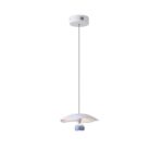 ΦΩΤΙΣΤΙΚΟ ΚΡΕΜΑΣΤΟ ΑΛΟΥΜΙΝΙΟ LED 8W 400Lm 3000K Φ230mm ΜΠΛΕ ARTE ILLUMINA ENIGMA
