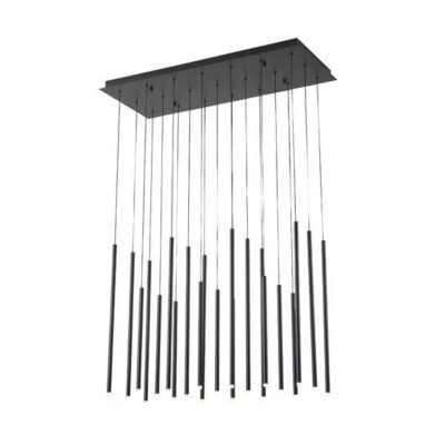 ΦΩΤΙΣΤΙΚΟ ΚΡΕΜΑΣΤΟ ΑΛΟΥΜΙΝΙΟ LED 47W 3000K 2820lm 940X1500mm ΜΑΥΡΟ ARTE ILLUMINA CASCADE