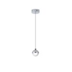 ΦΩΤΙΣΤΙΚΟ ΚΡΕΜΑΣΤΟ ΑΛΟΥΜΙΝΙΟ LED 6W 3000Κ  Φ10 ΑΣΗΜΙ ARTE ILLUMINA MELANIE