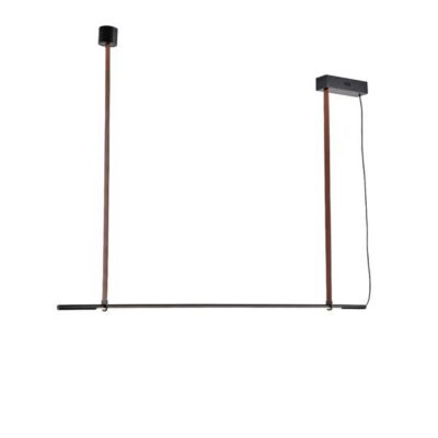 ΦΩΤΙΣΤΙΚΟ ΚΡΕΜΑΣΤΟ ΜΕΤΑΛΛΟ LED 21W 3000K 1260Lm 1400X60X1200mm ΜΑΥΡΟ ARTE ILLUMINA LINEA