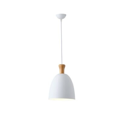 ΦΩΤΙΣΤΙΚΟ ΚΡΕΜΑΣΤΟ ΜΕΤΑΛΛΟ 1XΕ27 MAX 15W 230X230mm ΛΕΥΚΟ ARTE ILLUMINA SIMPLO