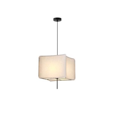 ΦΩΤΙΣΤΙΚΟ ΚΡΕΜΑΣΤΟ ΥΦΑΣΜΑ 1XΕ27 ΜΑΧ 40W 480ΧH900mm ΜΠΕΖ ARTE ILLUMINA TOSCANY