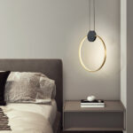 ΦΩΤΙΣΤΙΚΟ ΚΡΕΜΑΣΤΟ ΑΛΟΥΜΙΝΙΟ LED 10W 3000K 702Lm 400Χ435mm  ΜΑΥΡΟ-ΜΠΡΟΝΖΕ ARTE ILLUMINA AERO - Image 2
