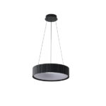 ΦΩΤΙΣΤΙΚΟ ΚΡΕΜΑΣΤΟ ΜΕΤΑΛΛΟ LED 30W 3000K 2262Lm  ΜΑΥΡΟ Φ460mm ARTE ILLUMINA HALLO - Image 2