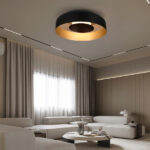 ΠΛΑΦΟΝΙΕΡΑ 20W 3000K 1482Lm Φ400mm ΜΑΥΡΟ-ΧΡΥΣΟ ARTE ILLUMINA STIGMA - Image 3