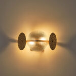 ΑΠΛΙΚΑ ΤΟΙΧΟΥ 2XE14 ΜΑΧ 40W 160Χ330Χ180mm ΧΡΥΣΟ ARTE ILLUMINA GLOW - Image 3