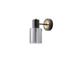 ΑΠΛΙΚΑ ΤΟΙΧΟΥ ΜΕΤΑΛΛΟ-ΓΥΑΛΙ 1XE14 MAX 15W 180Χ100Χ210mm ΜΑΥΡΟ ΧΑΛΚΙΝΟ ARTE ILLUMINA SILENCE - Image 2