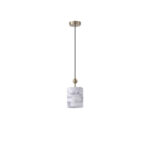 ΦΩΤΙΣΤΙΚΟ ΚΡΕΜΑΣΤΟ ΥΦΑΣΜΑ  1ΧΕ14 ΜΑΧ 15W Φ130X980mm ARTE ILLUMINA VERONA - Image 2