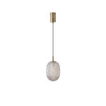 ΦΩΤΙΣΤΙΚΟ ΚΡΕΜΑΣΤΟ ΓΥΑΛΙ 1XE14 MAX 25W 150X230mm ΛΕΥΚΟ ARTE ILLUMINA CANDY - Image 2