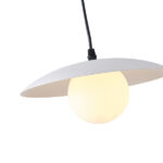 ΦΩΤΙΣΤΙΚΟ ΚΡΕΜΑΣΤΟ ΜΕΤΑΛΛΟ G9 ΜΑΧ 25W 250X250X125mm ΛΕΥΚΟ ARTE ILLUMINA COBA CABANA - Image 3