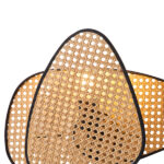 ΑΠΛΙΚΑ ΤΟΙΧΟΥ ΡΑΤΤΑΝ 1XE27 MAX 15W 430Χ300mm ΚΑΦΕ-ΜΑΥΡΟ ARTE ILLUMINA KAI - Image 4