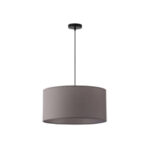 ΦΩΤΙΣΤΙΚΟ ΚΡΕΜΑΣΤΟ ΥΦΑΣΜΑ 1XΕ27 MAX 40W Φ530X260mm ΓΚΡΙ ARTE ILLUMINA SOHO - Image 2