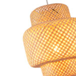 ΦΩΤΙΣΤΙΚΟ ΚΡΕΜΑΣΤΟ BAMBOO 1XE27 MAX 40W 310X310X350mm ARTE ILLUMINA AVRA - Image 4
