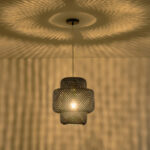 ΦΩΤΙΣΤΙΚΟ ΚΡΕΜΑΣΤΟ BAMBOO 1XE27 MAX 40W 310X310X350mm ΜΑΥΡΟ ARTE ILLUMINA AVRA - Image 3