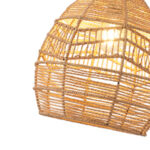 ΦΩΤΙΣΤΙΚΟ ΚΡΕΜΑΣΤΟ BAMBOO 1XE27  MAX 40W 300X300X300mm ΚΑΦΕ ARTE ILLUMINA AITHRA - Image 4
