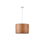ΦΩΤΙΣΤΙΚΟ ΚΡΕΜΑΣΤΟ BAMBOO 1XE27 400Χ400X270mm ARTE ILLUMINA JUTE - Image 2