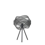 ΦΩΤΙΣΤΙΚΟ ΕΠΙΤΡΑΠΕΖΙΟ ΜΕΤΑΛΛΟ 1XE27  MAX 40W 300X300X4700mm ΜΑΥΡΟ ARTE ILLUMINA OGGI - Image 2