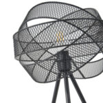 ΦΩΤΙΣΤΙΚΟ ΕΠΙΤΡΑΠΕΖΙΟ ΜΕΤΑΛΛΟ 1XE27  MAX 40W 300X300X4700mm ΜΑΥΡΟ ARTE ILLUMINA OGGI - Image 4