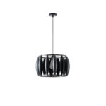 ΦΩΤΙΣΤΙΚΟ ΚΡΕΜΑΣΤΟ ΜΕΤΑΛΛΟ 1XE27  MAX 40W 425X425X1300mm ΜΑΥΡΟ ARTE ILLUMINA CROWN - Image 2