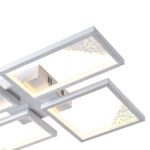 ΦΩΤΙΣΤΙΚΟ ΟΡΟΦΗΣ ΑΛΟΥΜΙΝΙΟ LED 36W 3000K 900Lm 450X580X55mm ΜΑΥΡΟ ARTE ILLUMINA SQUARE - Image 4