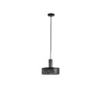 ΦΩΤΙΣΤΙΚΟ ΚΡΕΜΑΣΤΟ TΣΙΜΕΝΤΟ&ΜΕΤΑΛΛΟ 1XE27 MAX 40W 255X255X200mm  ΜΑΥΡΟ ARTE ILLUMINA SCOURO - Image 2