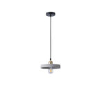 ΦΩΤΙΣΤΙΚΟ ΚΡΕΜΑΣΤΟ TΣΙΜΕΝΤΟ&ΜΕΤΑΛΛΟ 1XE27 MAX 40W 210X210X75mm ΓΚΡΙ ARTE ILLUMINA YESO - Image 2