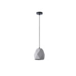 ΦΩΤΙΣΤΙΚΟ ΚΡΕΜΑΣΤΟ ΤΣΙΜΕΝΤΟ 1XE27  MAX 40W 160X160X170mm ΓΚΡΙ ARTE ILLUMINA ARME - Image 2